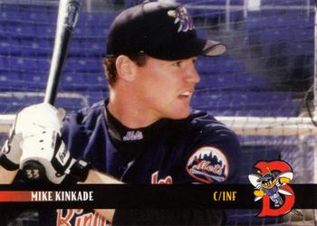 2000 Blueline Q-Cards Binghamton Mets #22 Mike Kinkade Front