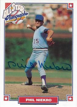 1993 Nabisco All-Star Autographs #NNO Phil Niekro Front