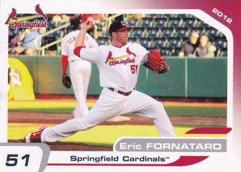 2012 Grandstand Springfield Cardinals #NNO Eric Fornataro Front