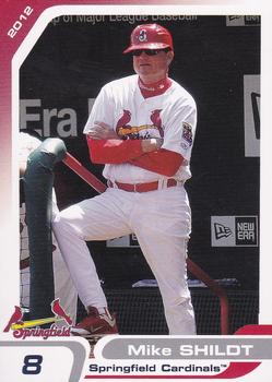 2012 Grandstand Springfield Cardinals #NNO Mike Shildt Front