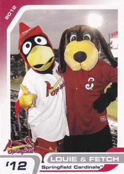 2012 Grandstand Springfield Cardinals #NNO Louie / Fetch Front