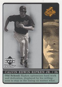 1999 Upper Deck Retro - Old School/New School #S4 Cal Ripken Jr.  Front