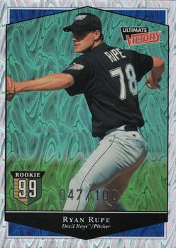 1999 Upper Deck Ultimate Victory - Ultimate Collection #126 Ryan Rupe  Front