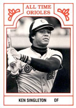 1986 TCMA All-Time Baltimore Orioles #8BA Ken Singleton Front