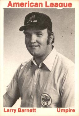 1977 TCMA Umpires #NNO Larry Barnett Front