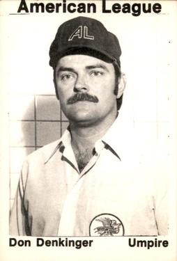 1977 TCMA Umpires #NNO Don Denkinger Front