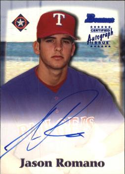 2000 Bowman - Autographs #JR Jason Romano Front