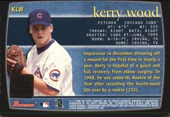 2000 Bowman - Autographs #KLW Kerry Wood Back