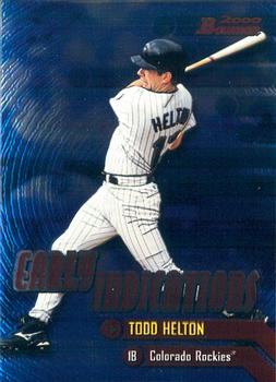 2000 Bowman - Early Indications #E7 Todd Helton Front