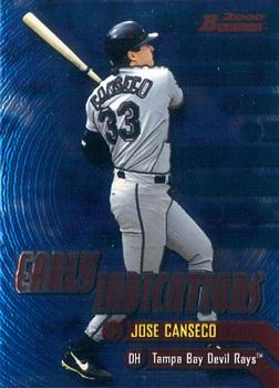 2000 Bowman - Early Indications #E10 Jose Canseco Front