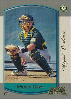 2000 Bowman - Gold #343 Miguel Olivo  Front