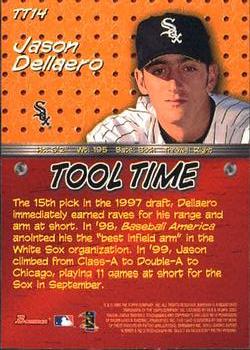 2000 Bowman - Tool Time #TT14 Jason Dellaero  Back