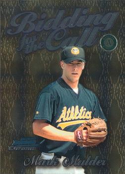 2000 Bowman Chrome - Bidding for the Call #BC3 Mark Mulder  Front