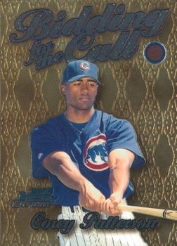 2000 Bowman Chrome - Bidding for the Call #BC8 Corey Patterson  Front