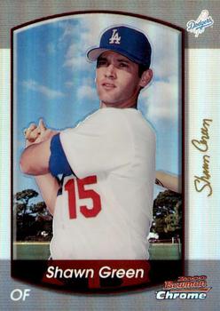 2000 Bowman Chrome - Refractors #45 Shawn Green  Front