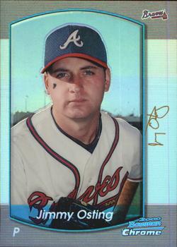 2000 Bowman Chrome - Refractors #202 Jimmy Osting  Front
