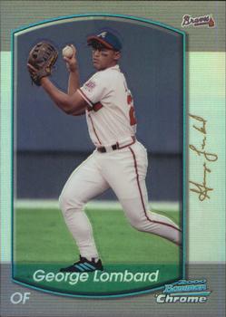 2000 Bowman Chrome - Refractors #369 George Lombard  Front