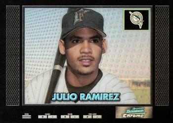 2000 Bowman Chrome - Retro/Future Refractors #338 Julio Ramirez  Front