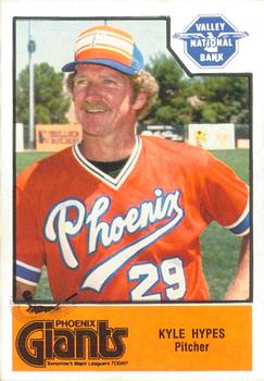 1979 Cramer Phoenix Giants #2 Kyle Hypes Front