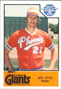 1979 Cramer Phoenix Giants #4 Jeff Little Front