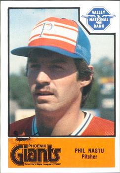 1979 Cramer Phoenix Giants #6 Phil Nastu Front