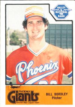 1979 Cramer Phoenix Giants #7 Bill Bordley Front