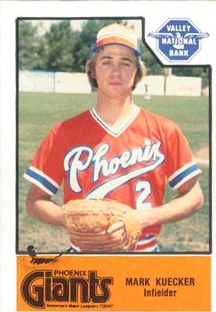 1979 Cramer Phoenix Giants #20 Mark Kuecker Front