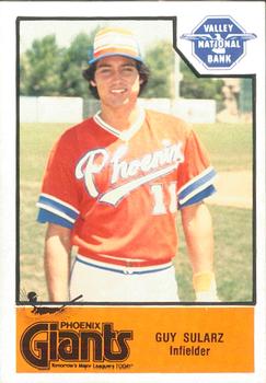 1979 Cramer Phoenix Giants #22 Guy Sularz Front