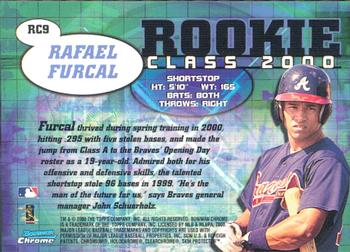 2000 Bowman Chrome - Rookie Class 2000 #RC9 Rafael Furcal  Back