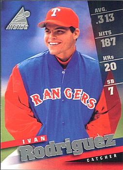 1998 Pinnacle Inside #7 Ivan Rodriguez Front