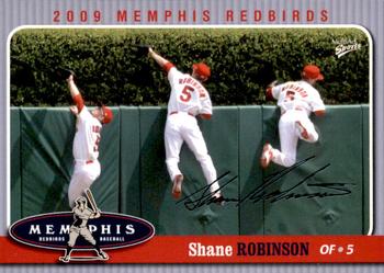 2009 MultiAd Memphis Redbirds #8 Shane Robinson Front
