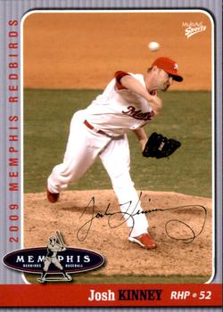 2009 MultiAd Memphis Redbirds #16 Josh Kinney Front