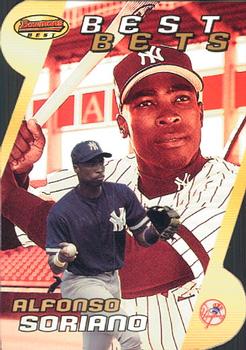 2000 Bowman's Best - Best Bets #BBB2 Alfonso Soriano  Front