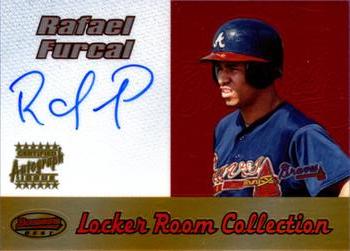 2000 Bowman's Best - Locker Room Collection Autographs #LRCA11 Rafael Furcal Front
