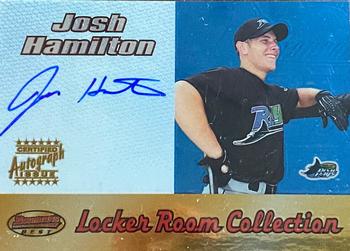 2000 Bowman's Best - Locker Room Collection Autographs #LRCA12 Josh Hamilton Front