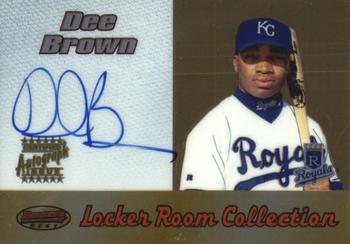 2000 Bowman's Best - Locker Room Collection Autographs #LRCA14 Dee Brown Front