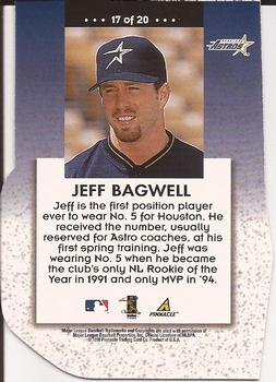 1998 Pinnacle Inside - Behind the Numbers #17 Jeff Bagwell Back