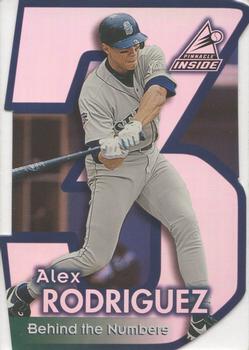 1998 Pinnacle Inside - Behind the Numbers #3 Alex Rodriguez Front