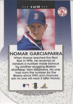 1998 Pinnacle Inside - Behind the Numbers #6 Nomar Garciaparra Back