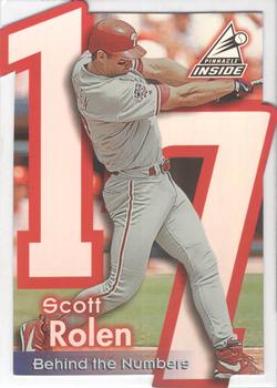 1998 Pinnacle Inside - Behind the Numbers #7 Scott Rolen Front
