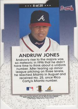 1998 Pinnacle Inside - Behind the Numbers #8 Andruw Jones Back