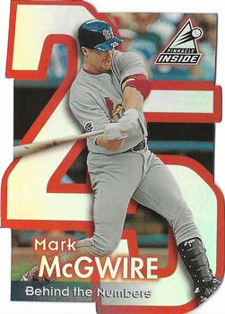 1998 Pinnacle Inside - Behind the Numbers #10 Mark McGwire Front