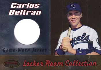 2000 Bowman's Best - Locker Room Collection Jerseys #LRCJ1 Carlos Beltran  Front