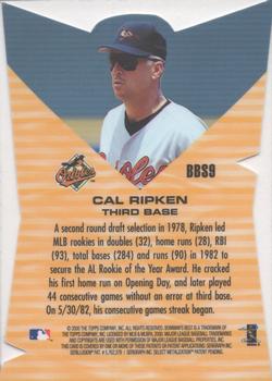 2000 Bowman's Best - Best Selections #BBS9 Cal Ripken Back