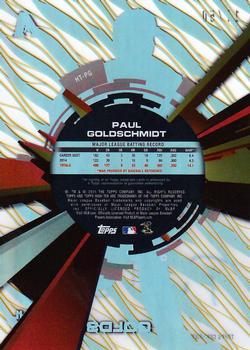 2015 Topps High Tek - Autographs Gold Rainbow #HT-PG Paul Goldschmidt Back