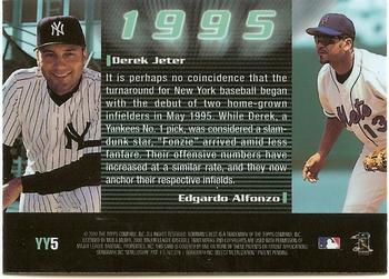 2000 Bowman's Best - Year by Year #YY5 Derek Jeter / Edgardo Alfonzo Back