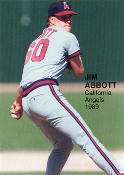 1989 Action Superstars Display Cards (unlicensed) #4 Jim Abbott Front