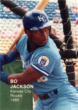 1989 Action Superstars Display Cards (unlicensed) #6 Bo Jackson Front