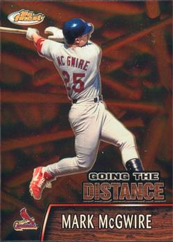 2000 Finest - Going the Distance #GTD9 Mark McGwire  Front