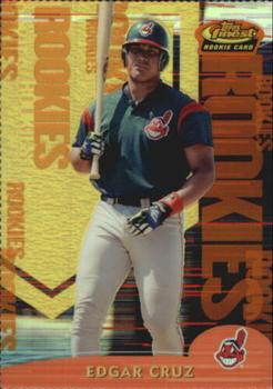 2000 Finest - Gold Refractors #249 Edgar Cruz  Front